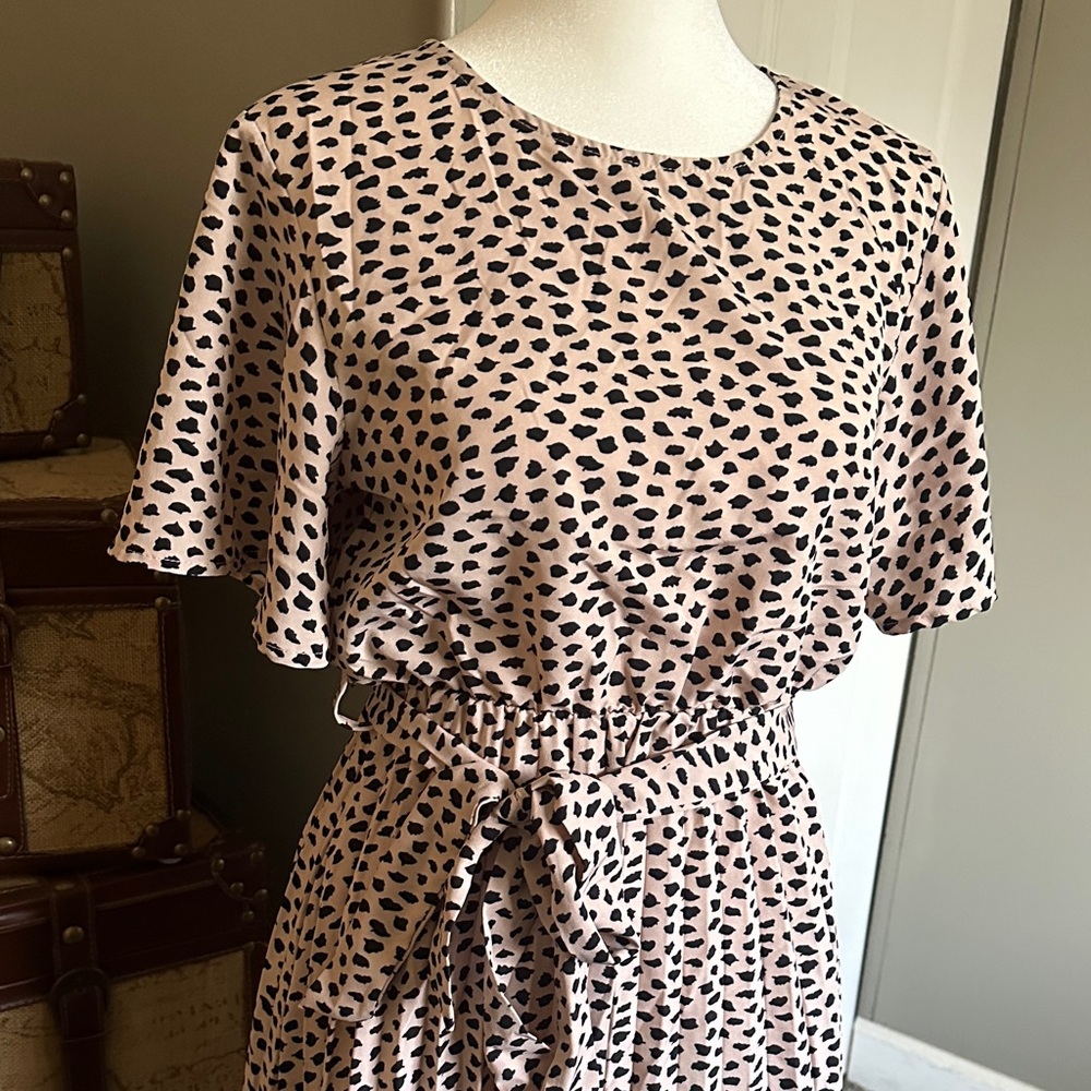 Leopard Midi Dress - Picture 2 of 5